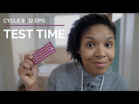 LIVE PREGNANCY TEST 12DPO || CYCLE 9 || TTC BABY #2 AFTER MISCARRIAGE