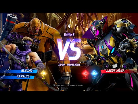 NEMESIS & HAWKEYE VS ULTRON SIGMA - Marvel vs. Capcom: Infinite (Super Hard AI)