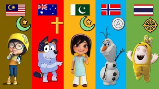 Cartoon Characters Religion From Different Countries | Pt.2