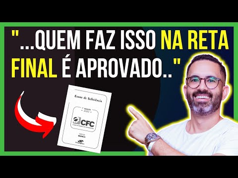 Faça isso na RETA FINAL EXAME DO CRC se quiser ser APROVADO🔴