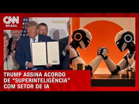 Trump vai assinar decreto para renomear IA como “Superinteligência” | CNN 360°