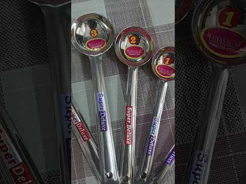 Stainless steel deep ladle size 0-5