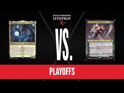 Super Commander Leviathan Edição X - #PLAYOFFS: Grist, the Hunger Tide X Tivit, Seller of Secrets