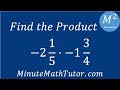 Find The Product 2 1 5 1 3 4