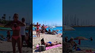 Living in Cannes part 2 #beachwalk #beachlife #frenchriviera #bestbeaches #cannes2024