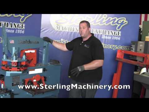 50 Ton Brand New Scotchman Ironworker (WITH 3 STATION TURRET HEAD), Mdl. 5014 -TM, 50