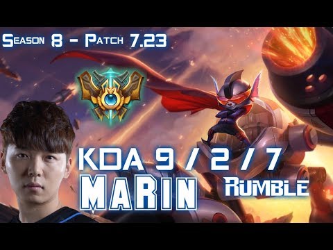 MaRin RUMBLE vs SINGED Top - Patch 7.23 KR Ranked