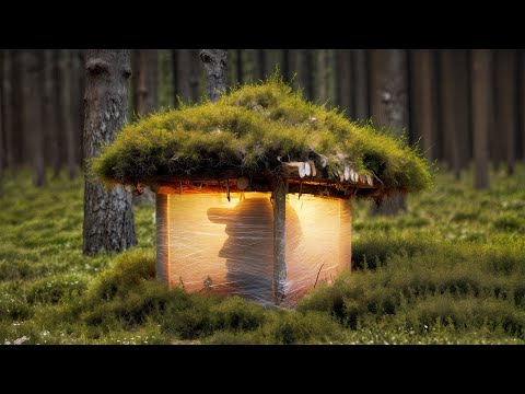 Building a Hidden Underground Survival Shelter | Secret Bushcraft Cabin
