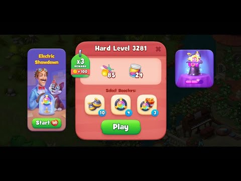 Gardenscapes HARD LEVEL 3281