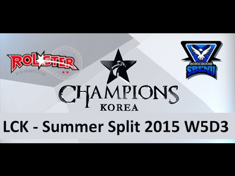 KT vs SSB LCK Champions Summer Split 2015 W5D3 KT Rollster vs SBENU Sonic Boom game 2 highlights