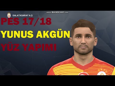 PES 17/18 YUNUS AKGÜN YÜZ YAPIMI (GALATASARAY)