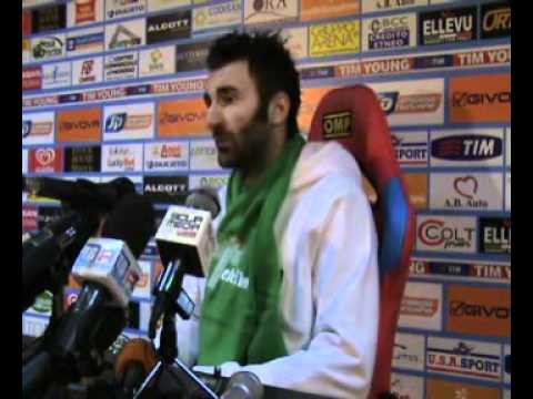 Catania - Palermo 18.12.2011 Gennaro Delvecchio in sala stampa