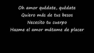 Amor Quedate (Letra) Jeancarlos Canela