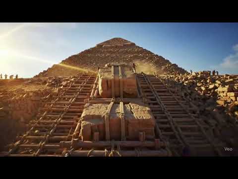 The building of the pyramids - erection to the sky