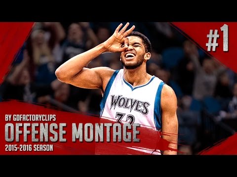 Karl-Anthony Towns ROY Offense Highlights Montage (Part 1) 2015/2016 - BEAST MODE!