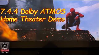 Home Theater Setup Demo 7.4.4 Dolby ATMOS 120 Inch  Part II (2020)