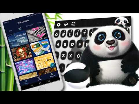 Cute panda keyboard Video