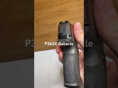 A detailed view of the new Shark Coast Sig Sauer P365X Dabacle!!!  #customguns #sigsauer #p365x