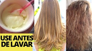 USE ANTES DE LAVAR E ACABE COM QUEBRA E POROSIDADE NA HORA QUE PASSAR! #HairTutorial