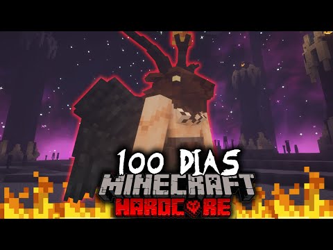 🟥I survived 100 days WITH the BEST MODS in MINECRAFT HARDCORE and this is what happened⚠️