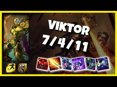 Viktor vs Fizz KOREAN Challenger MID (7/4/11) Gameplay Replay - Patch 10.23