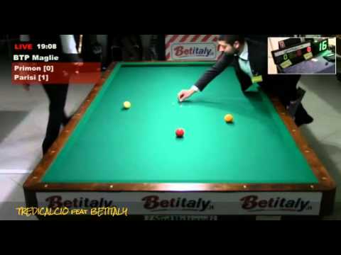 PRIMON vs PARISI - F.d.B. 3^PROVA BILIARDO BTP 2016 MAGLIE