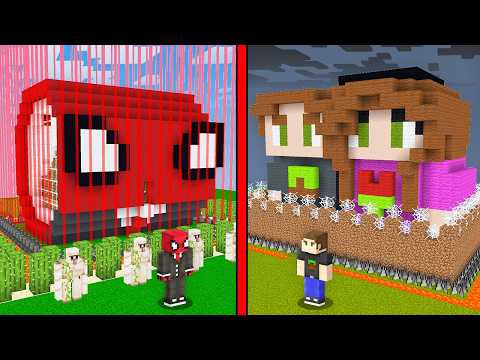 ZENGİN vs FAKİR: Güvenli Ev Kapışması (Minecraft)