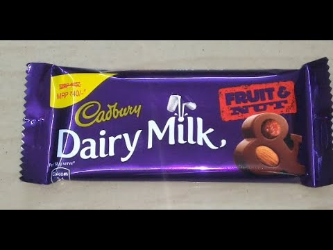 New Cadbury Dairy Milk Fruit & NUT