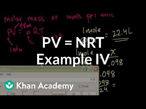 Ideal Gas Equation Example 4