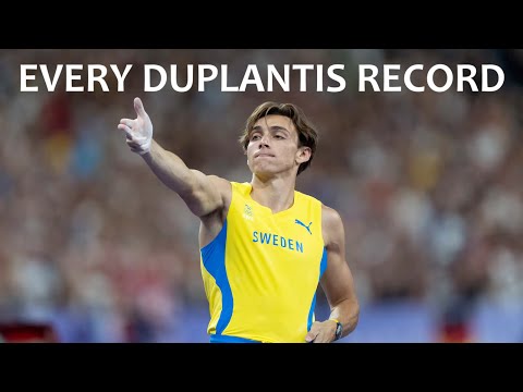 Armand Mondo Duplantis Every World Record (6.17m - 6.26m) Pole Vault
