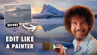 Bob Ross Inspired THIS Photo Editing Technique