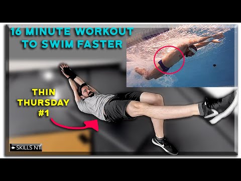 16 min home workout perfect for swimmers. Core. Follow along. Thin Thursday #1 dry land