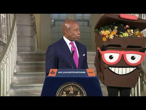 Mayor Eric Adams Makes Sanitation-Related Announcement
