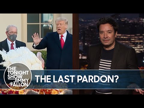 特朗普赦免他的最後一個感恩節火雞｜今晚秀 (Trump Pardons His Last Thanksgiving Turkey | The Tonight Show)