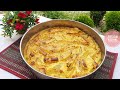 Tavë me patate , qumësht dhe vezë/Potato dish !