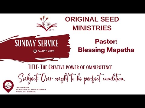 2023-0416AM - The Creative Power Of Omnipotence