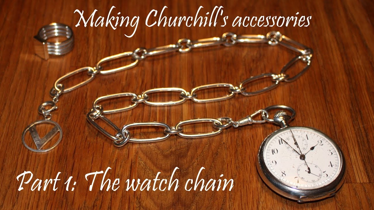 Making Winston Churchill's pocket watch chain