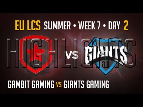 Gambit Gaming vs Giants HIGHLIGHTS | Week 7 Day 2 EU LCS Summer Split 2015 S5 | GMB vs GIA W7D2