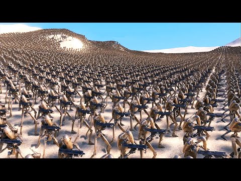 1,000 Clone Troopers VS 40,000 Battle Droids | UEBS| Ultimate Epic Battle Simulator