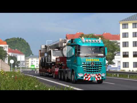 ETS2 Mercedes Arocs SLT Blatna - Moravské Budějovice