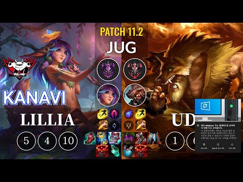 JDG Kanavi Lillia vs Udyr Jungle - KR Patch 11.2