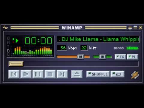 DJ Mike Llama - Winamp, It Really Whips The Llama's Ass