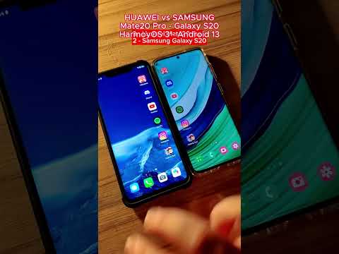 HUAWEI vs SAMSUNG - Mate20 Pro vs Galaxy S20 - HarmonyOS 3 vs Android 13