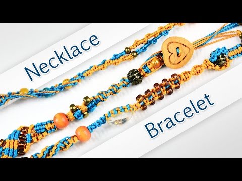 Snaky Macramé Necklace Tutorial