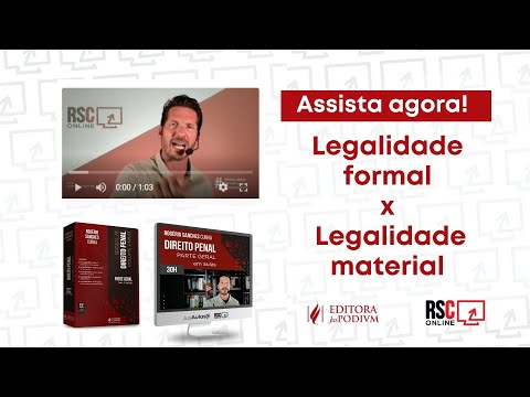 Legalidade Formal x Legalidade Material
