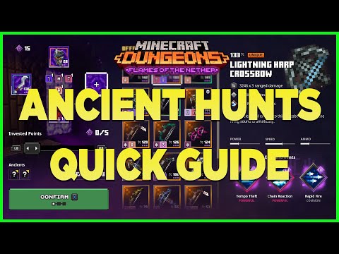 How To Do Ancient Hunts Efficiently - Minecraft Dungeons