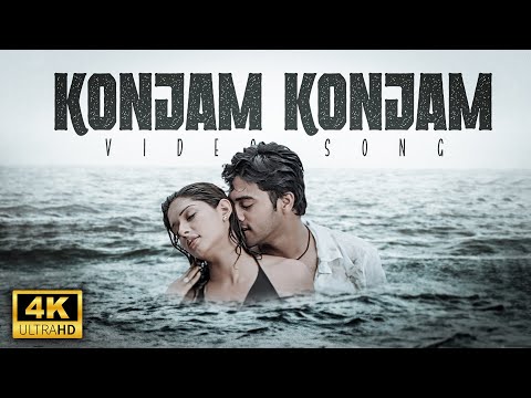 Konjam Konjam 4k Video Song || NEW VERSION || Arya ,Navdeep, Sameksha , Yuvan Shankar Raja