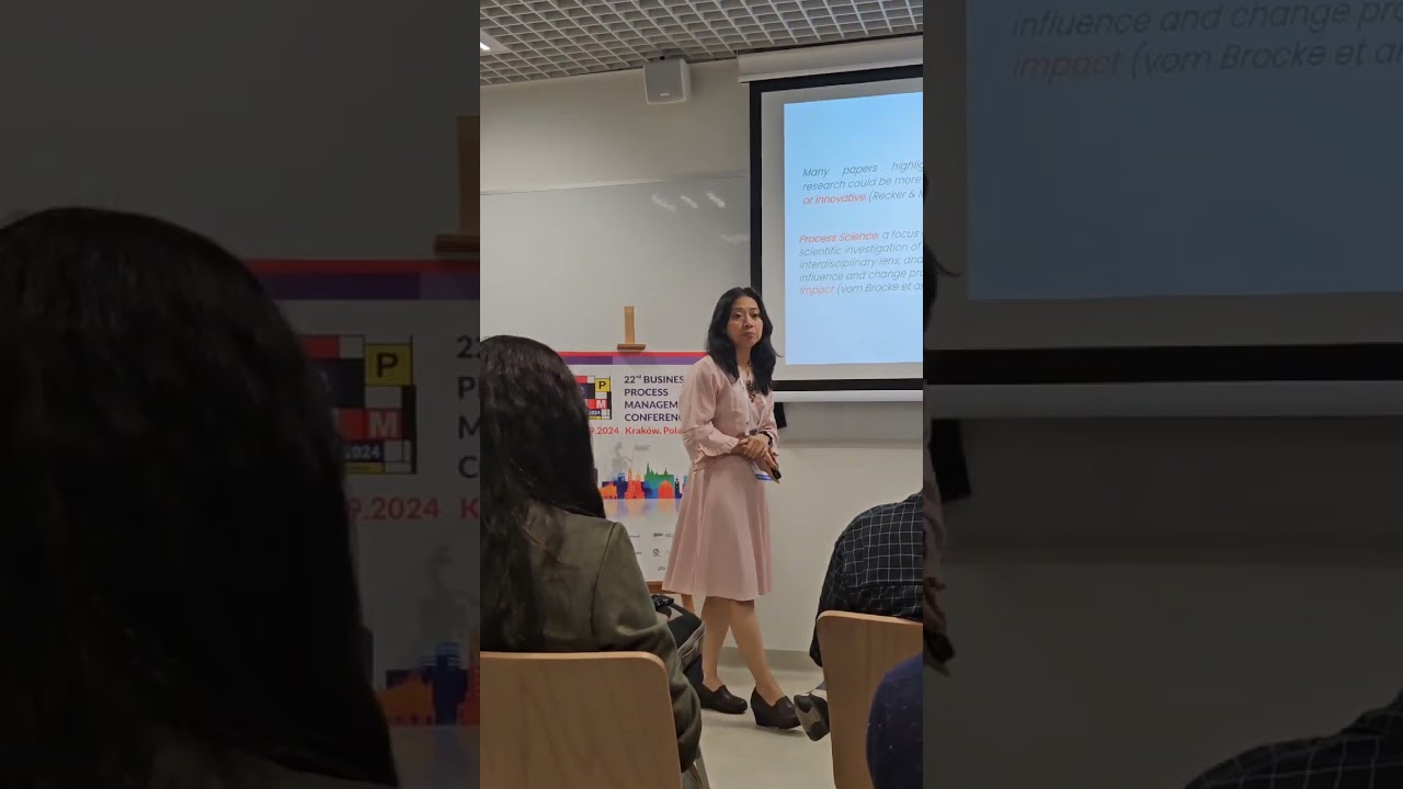 A clip of my presentation at the Innov8BPM Workshop during BPM Conference 2024 in Krakow, Poland.