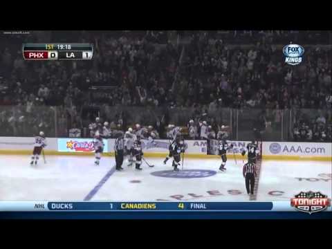 Anze Kopitar goal against Coyotes (24.10.2013)