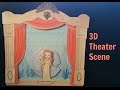Vintage Theater Underwater Stage Scene In 3D